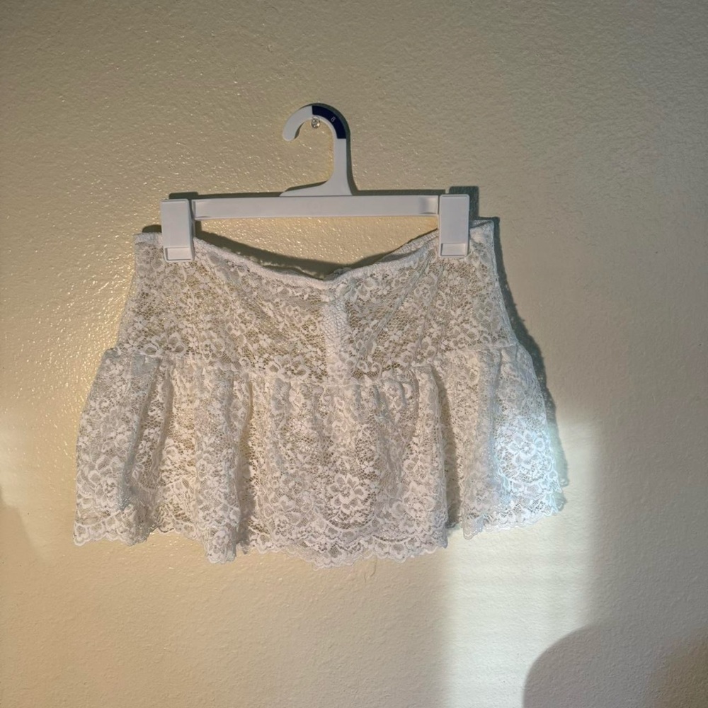 White Lace Skirt